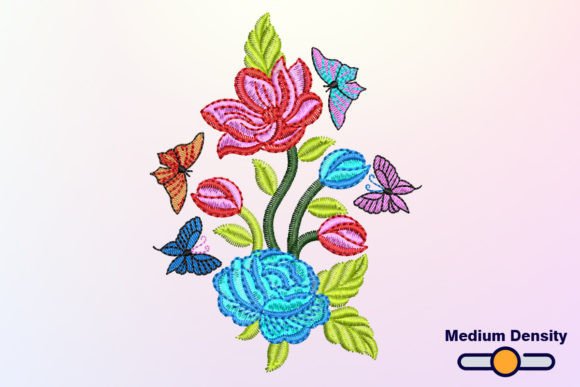 Butterflies on Flower Embroidery Review
