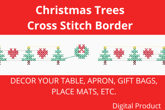 Christmas Tree Cross Stitch Border Review