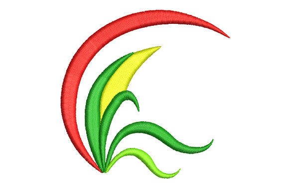 Corn Company Logo: A Modern Embroidery Design for Etsy