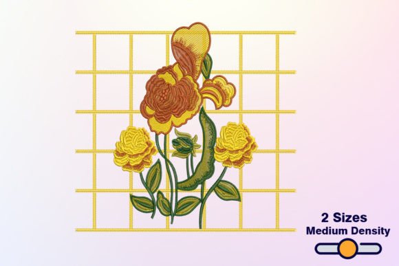 Flower on Grill Embroidery Review