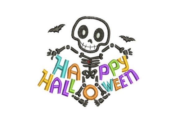 Funny Happy Halloween Embroidery Review