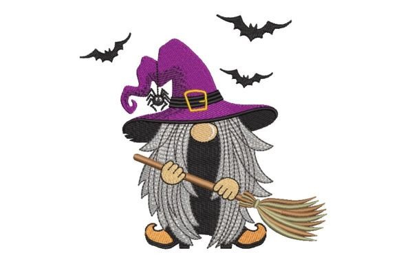 Gnome Witch Embroidery Design Review