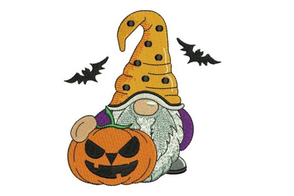 Gnome with Pumpkin Embroidery Review