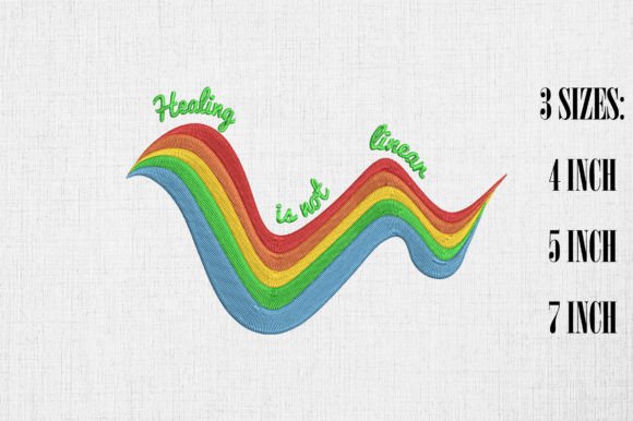 Healing Is Not Linear Embroidery Review