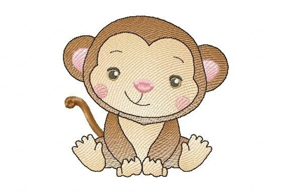 Safari Monkey Embroidery Review for Business Merch