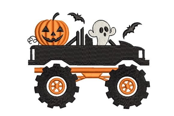 Truck with a Pumpkin and a Little Ghost Review