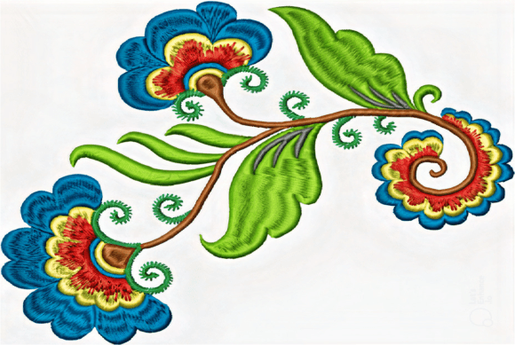 Unique Flowers Embroidery Design Review